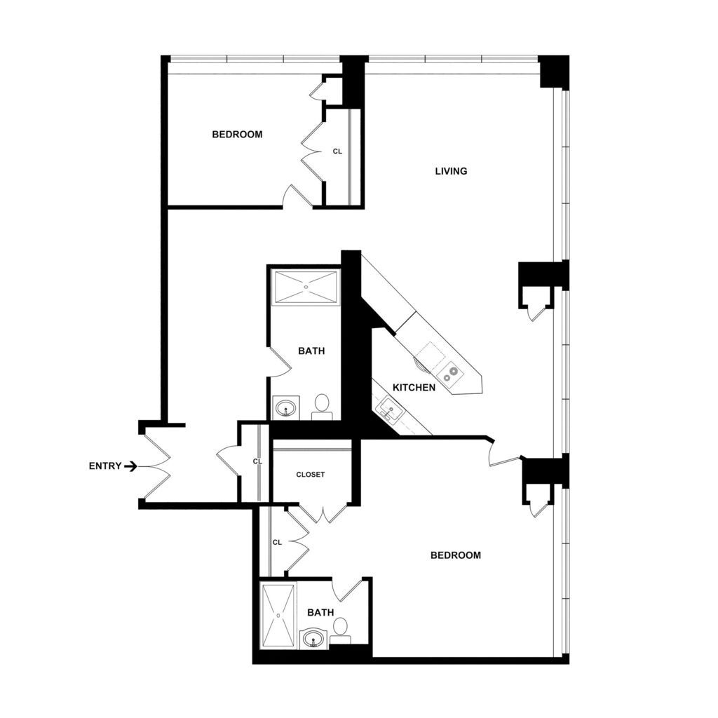 floor plan blueprint vivo living baltimore apartments 8