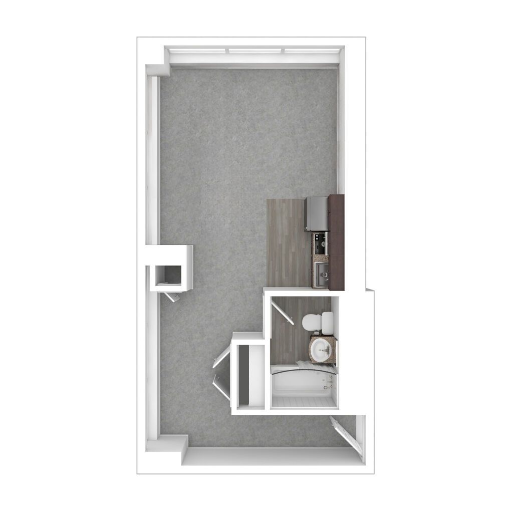 Vivo Living Baltimore 101 W Fayette St floor plan blueprint 2