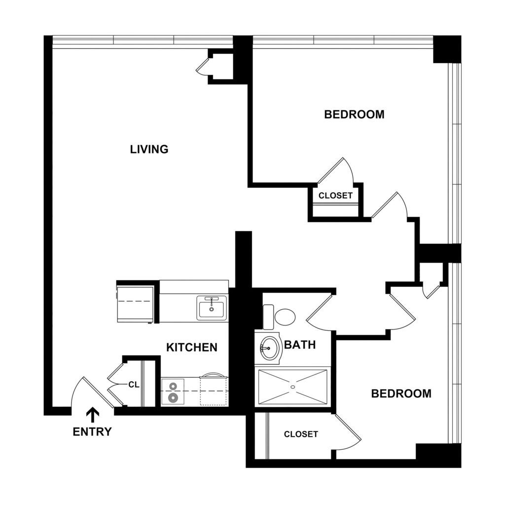 floor plan blueprint vivo living baltimore apartments 1