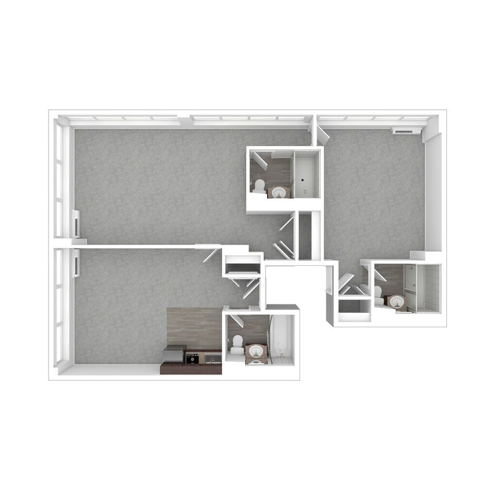 floor plan blueprint vivo living baltimore apartments 5