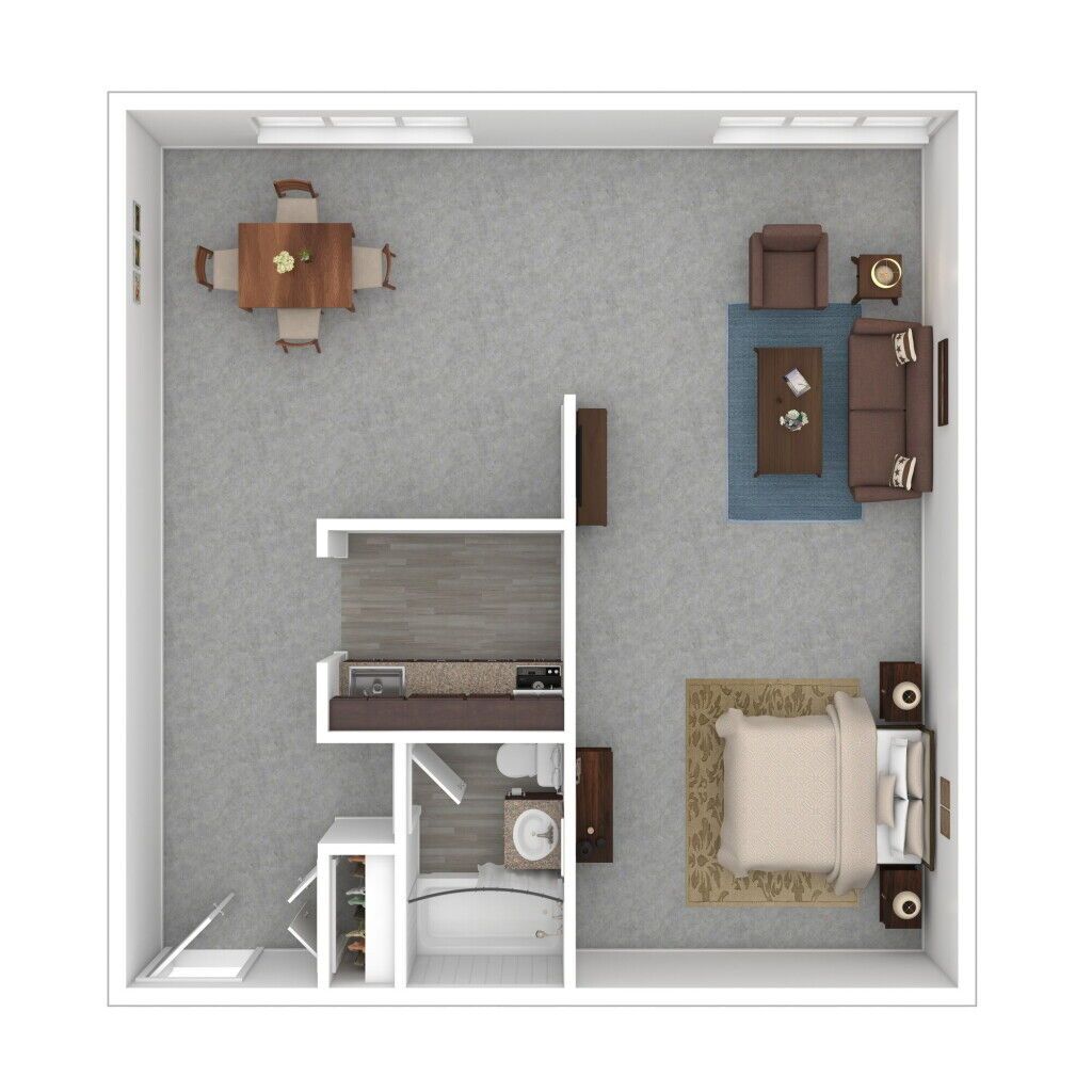 Vivo Living Baltimore 101 W Fayette St floor plan 2 Studio Balt Patterson South